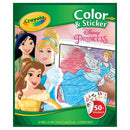 Crayola Disney Princess Colour & Sticker Book