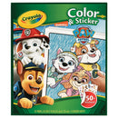 Crayola Paw Patrol Colour & Sticker Book