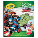 Crayola Marvel Avengers Colour & Sticker Book