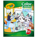 Crayola Bluey Colour & Sticker Book