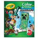 Crayola Minecraft Colour & Sticker Book