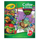 Crayola Teenage Mutant Ninja Turtles Colour & Sticker Book