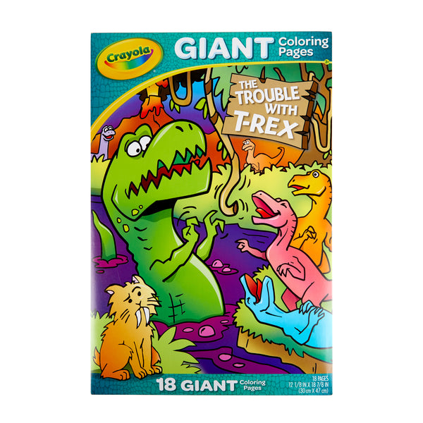 Crayola T-Rex Giant Colouring Book