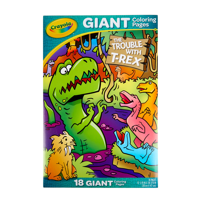 Crayola T-Rex Giant Colouring Book