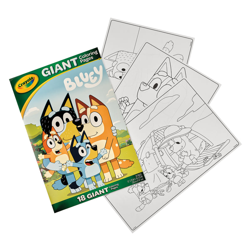 Crayola Bluey Giant Colouring Book