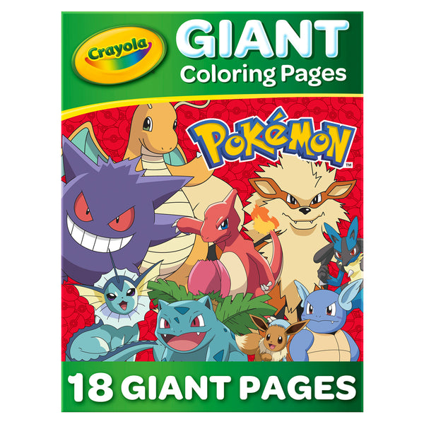 Crayola Pokemon Giant Colouring Book