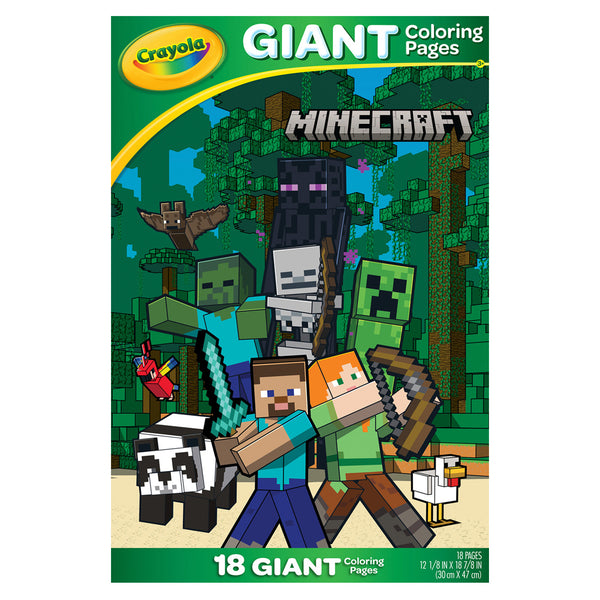 Crayola Minecraft Giant Colouring Book