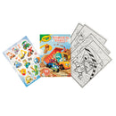 Crayola Whimsical Wheels Colouring Book With Stickers 96 Pages