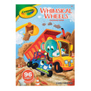 Crayola Whimsical Wheels Colouring Book With Stickers 96 Pages