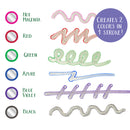 Crayola Signature Metallic Outline Paint Markers Pack of 6