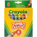 Crayola Jumbo Crayons Pack of 8