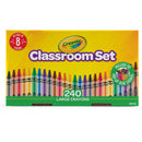 Crayola Large Crayons Classroom Set of 240 Pieces