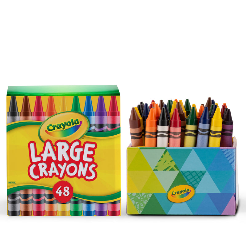 Crayola Large Crayons Desk Pack of 48 Pieces