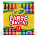 Crayola Large Crayons Desk Pack of 48 Pieces