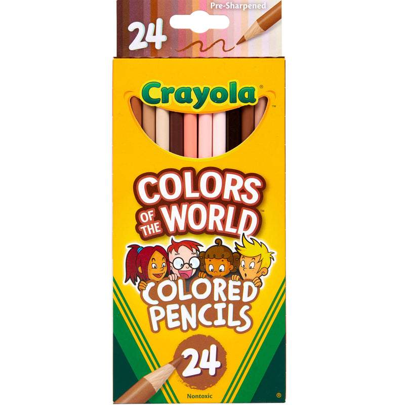 Crayola Colours of the World Coloured Pencils Set of 24