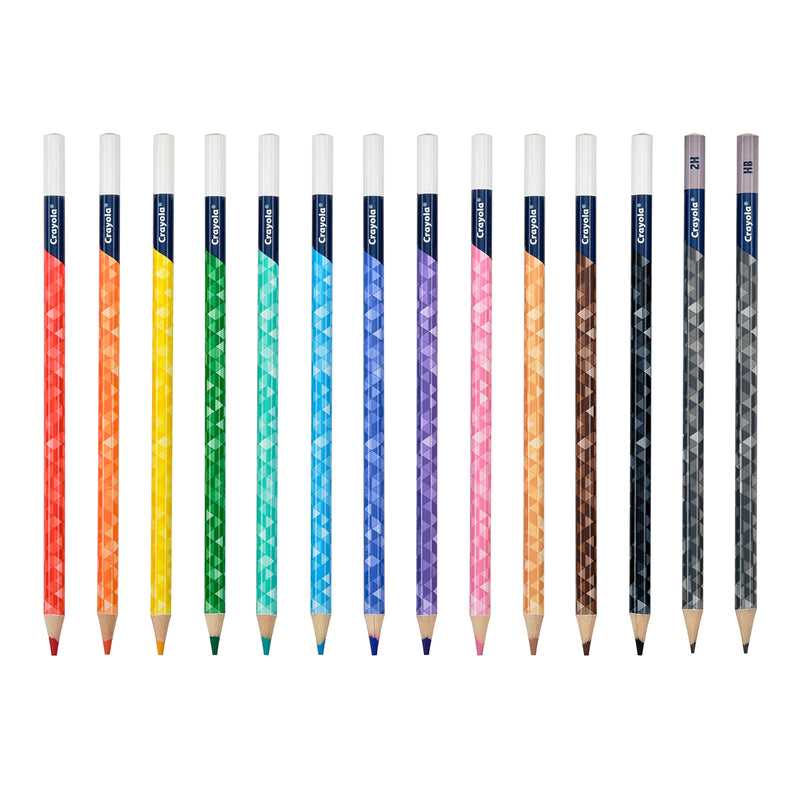 Crayola Sketch & Shade Pencil Pack of 14