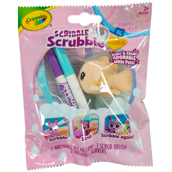 Crayola Scribble Scrubbie Pastels 1 Pack