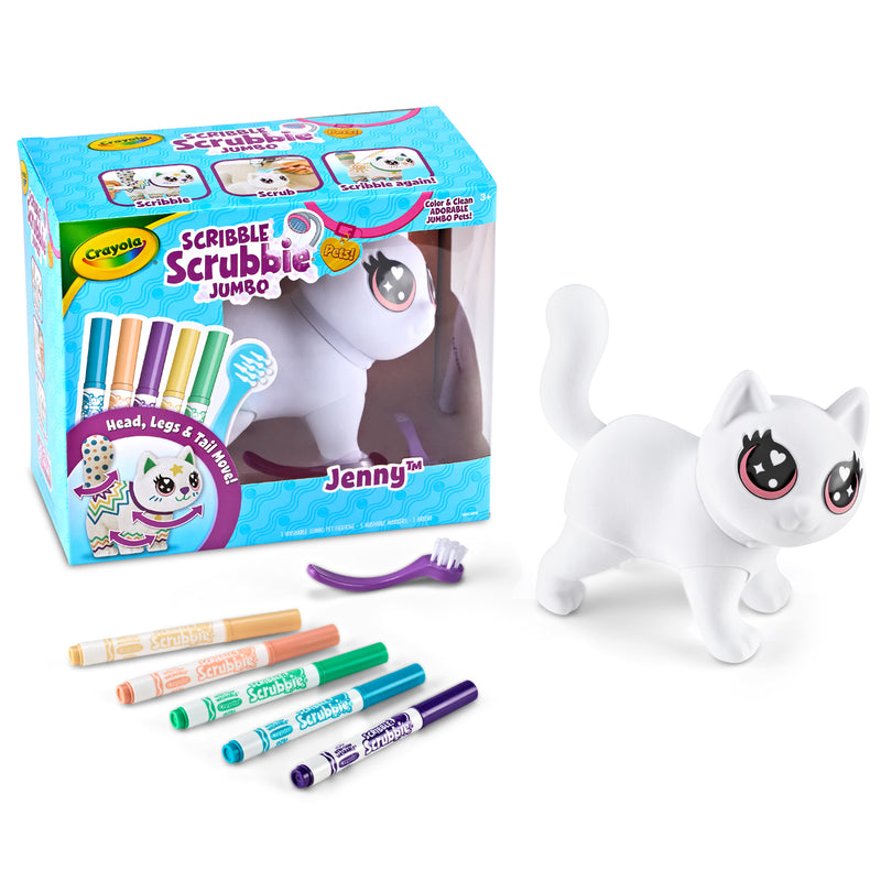 Crayola Scribble Scrubbie Poseable Jumbo Pet Jenny