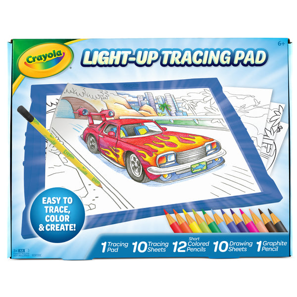 Crayola Light Up Cars Tracing Pad