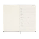 Moleskine Undated Planner Weekly + Notes Large Black