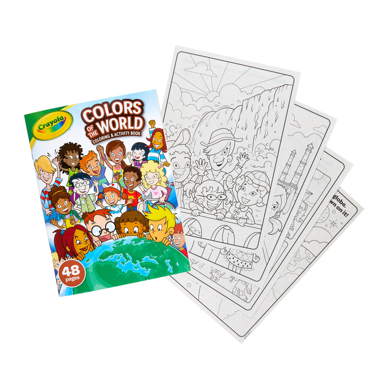 Crayola Colours of the World 48 Page Colouring & Activity Book