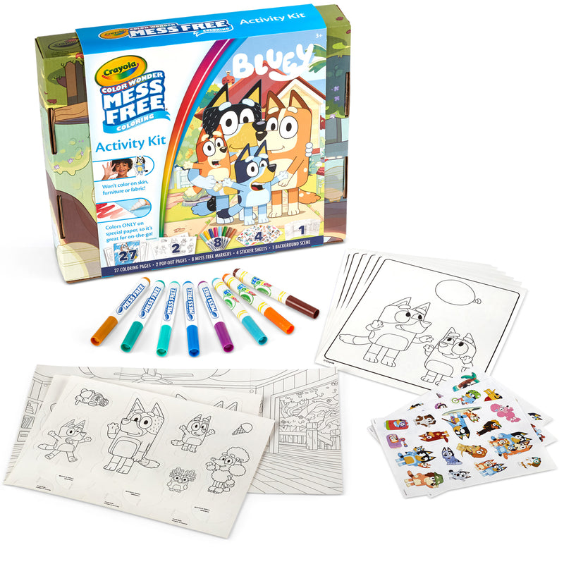 Crayola Colour Bluey Wonder Activity Kit