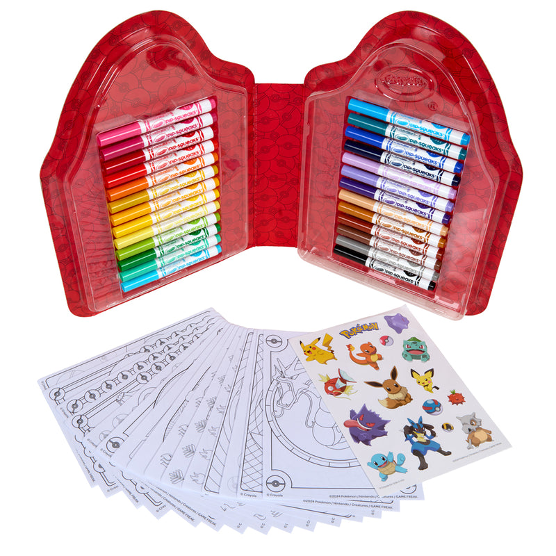 Crayola Colour & Sticker 45 Piece Pokemon Kit
