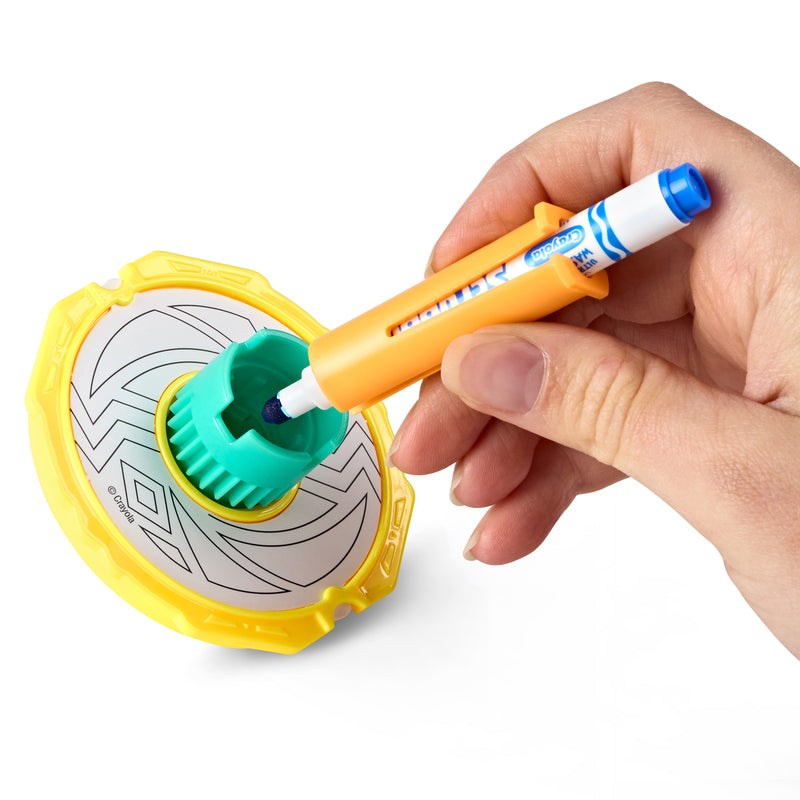 Crayola Colourwhirls Neon Spin Art Toy