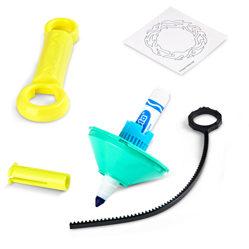 Crayola Colourwhirls Neon Spin Art Toy