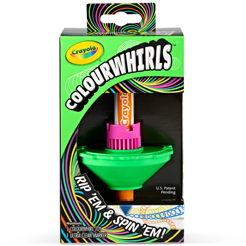 Crayola Colourwhirls Neon Spin Art Toy