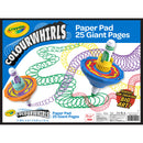 Crayola Colourwhirls 40CM X 30CM 25 Pages Paper Pad