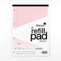Silvine A4 100 Pages Tinted Refill Pad#Colour_PINK