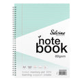 Silvine Tinted A4+ 8mm Lined with Margin 100 Pages Notebooks#Colour_BLUE