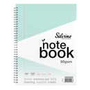 Silvine Tinted A4+ 8mm Lined with Margin 100 Pages Notebooks
