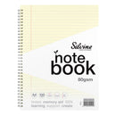 Silvine Tinted A4+ 8mm Lined with Margin 100 Pages Notebooks