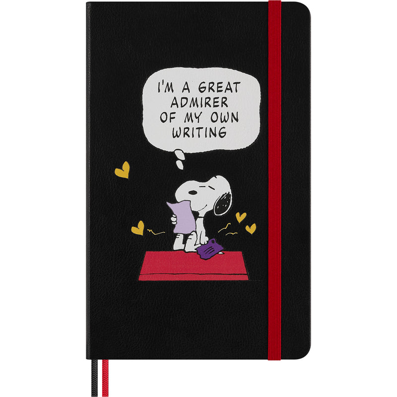 Moleskine LE Peanuts NB Large Ruled + 12 Blackwing Soft Pencils + Sharpener Set