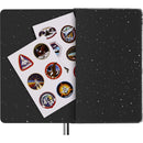 Moleskine LE NASA Large Ruled Notebook + 4 Blackwing Pencils + 2 Pins Set