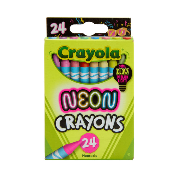 Crayola Neon Crayons Set of 24