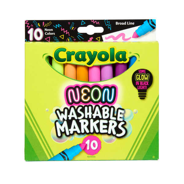 Crayola Neon Broadline Markers Set of 10