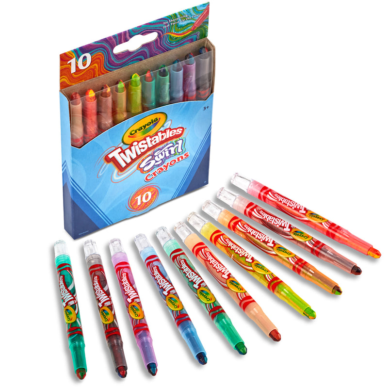 Crayola Swirl Mini Twistables Crayons Set of 10