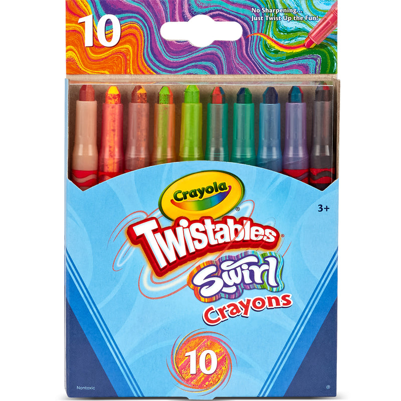 Crayola Swirl Mini Twistables Crayons Set of 10