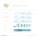 Ferris Wheel Press x WB Superman Frozen Fortress Fountain Pen Inks