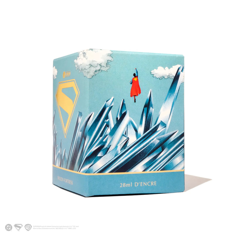Ferris Wheel Press x WB Superman Frozen Fortress Fountain Pen Inks