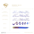 Ferris Wheel Press x WB Superman Heroic Blue Fountain Pen Inks