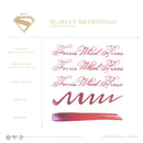 Ferris Wheel Press x WB Superman Scarlet Metropolis Fountain Pen Inks