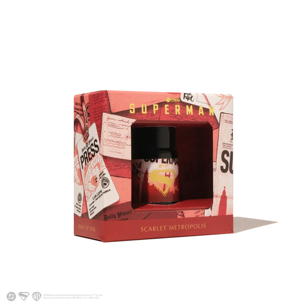 Ferris Wheel Press x WB Superman Scarlet Metropolis Fountain Pen Inks#Size_10ML