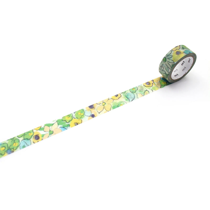 MT Washi Tape 15MM X 5M Isabelle Boinot Flower Patterns