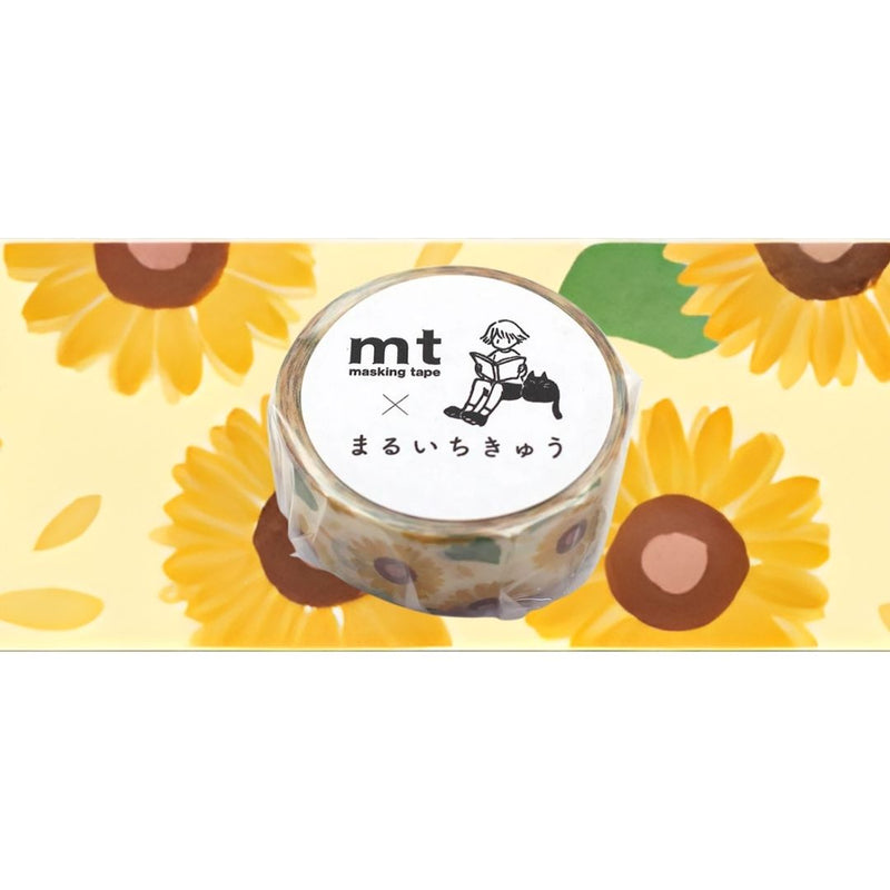 MT Washi Tape 15MM X 5M Maruichikyu Sunflower