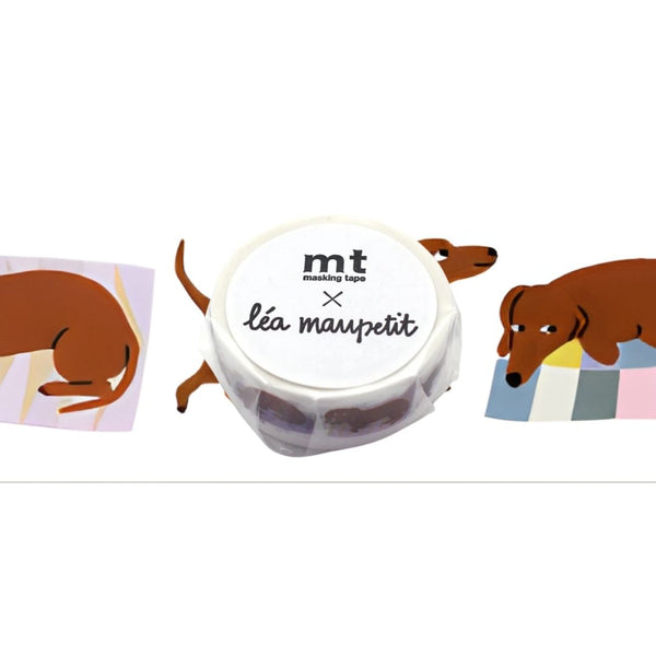 MT Washi Tape 15MM X 5M La Maupetit Sausage Dog