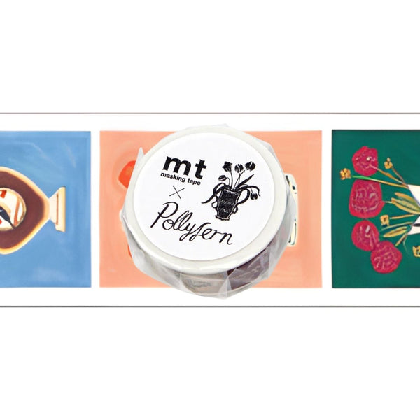 MT Washi Tape 15MM X 5M Polly Fern Flower